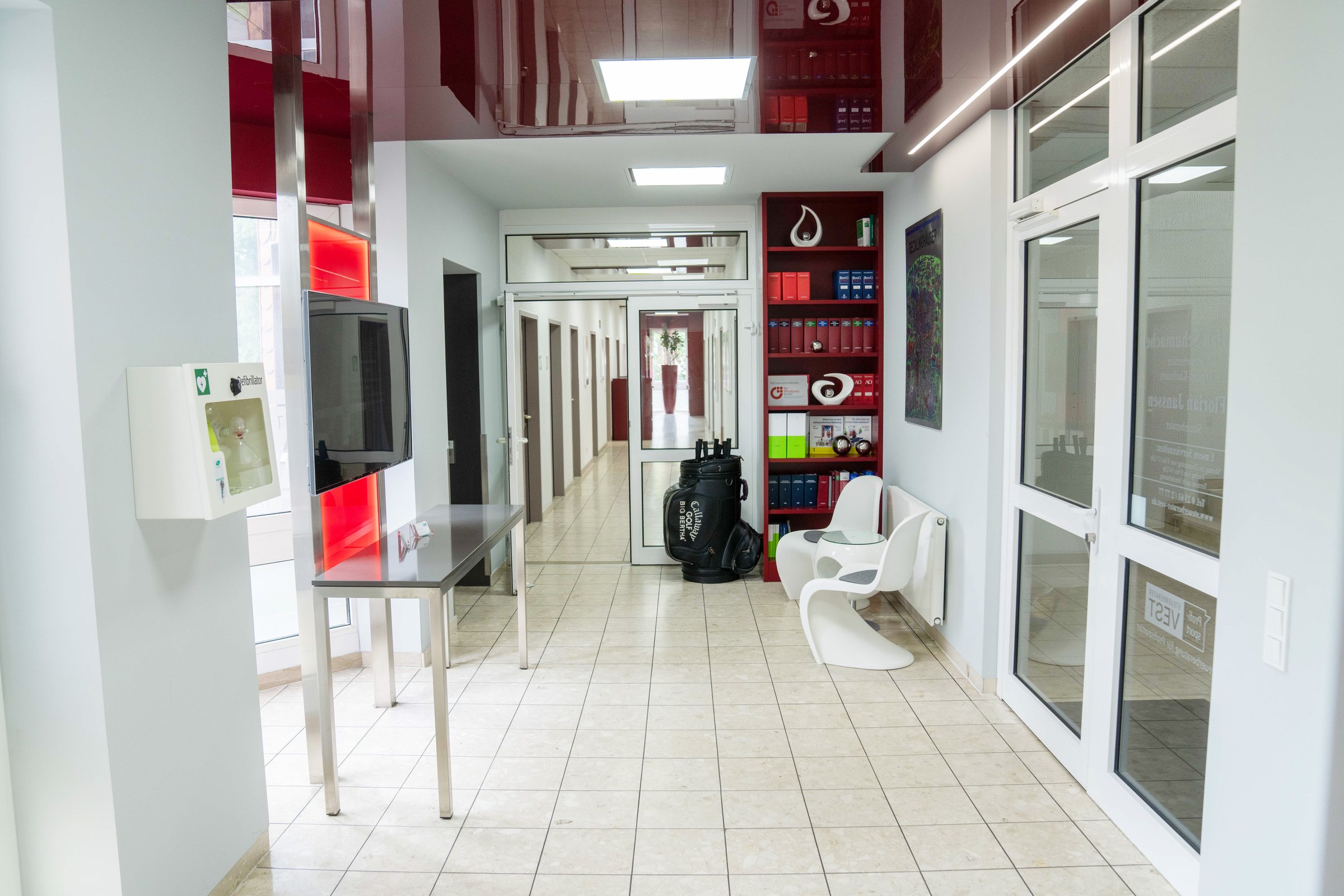 Eine Aufnahme der Kanzleiraeumlichkeiten der Steuerberater Vest in Recklinghausen.